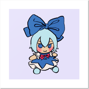 I draw that cirno fumo plush meme / touhou Posters and Art